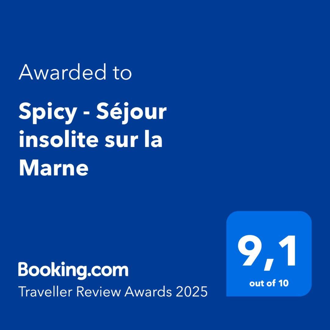 מו Spicy - Sejour Insolite Sur La Marne מראה חיצוני תמונה
